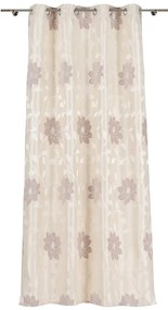 Beżowa zasłona żakardowa 140x245 cm Maura – Mendola Fabrics
