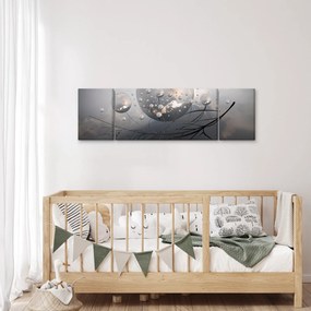 Obraz abstrakcyjnych kul (170x50 cm)