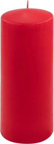 Zestaw słupkowych świec, 25 cm, Ø 10 cm, czerwony, 4 sztuki.