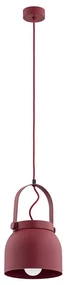 Argon 8282 - Żyrandol na lince LOGAN 1xE27/15W/230V śr. 20 cm czerwony