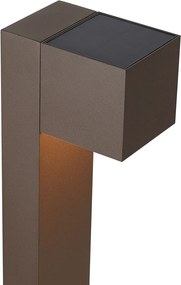 Lampa zewnętrzna rdzawobrązowa 65 cm z LED IP64 ze światłem przyciemnionym i solarnym - Charlene