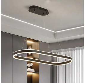 Brilagi - LED lampa wisząca na lince PONDIE LED/43W/230V 80x30 cm czarna