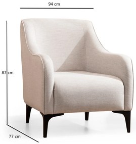 Fotel Belissimo Off White