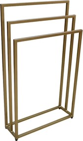 Złoty stojak na ręczniki w stylu glamur 60 cm Z0-F59
