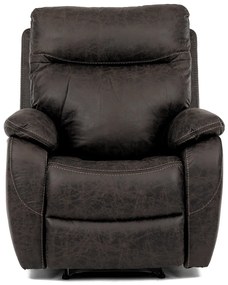 Fotel rozkładany 4092 COF3, vintage, ciemny brąz
