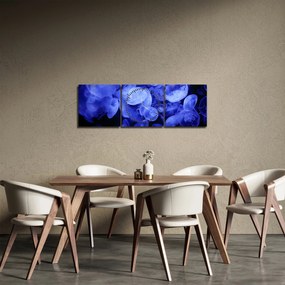 Obraz - Meduzy (z zegarem) (90x30 cm)