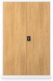 JAN II cabinet white RAL9003 golden oak H1850*W1150*D400