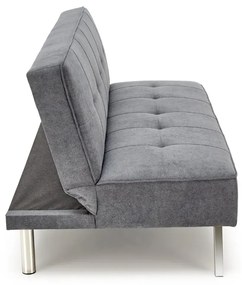 Sofa rozkładana CARLITO szara HALMAR