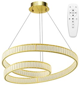 LAMPA SUFITOWA WISZĄCA LED APP1767-CP ZŁOTA