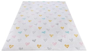 Biały dywan dziecięcy 120x170 cm Hearts – Hanse Home