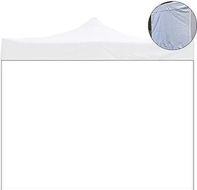 3x2m biała wodoodporna osłona boczna, zamiennik do składanej altany 3x3m
