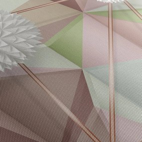 Obraz - Abstrakcja 3D w pastelowych kolorach (170x50 cm)