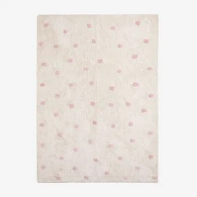 Dywan Prostokątny 125x170 Cm Z Bawełny Jankiel Kids Light Pink - Sklum