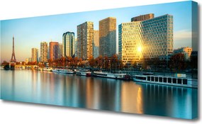 Obraz canvas Paryski Szyk nad Wodą