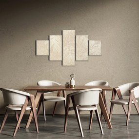 Obraz - Liście w teksturze (125x70 cm)