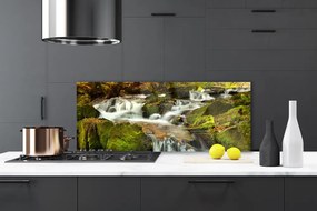 Panel Szklany Kaskada Nad Górską Przepaścią