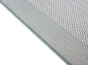 Dywan zewnętrzny Miovani kremowo-zielony 80 cm x 250 cm