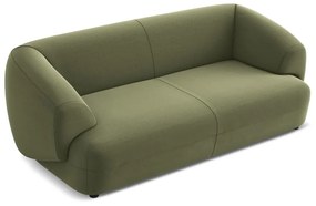 Zielona aksamitna sofa 212 cm Moana – Makamii