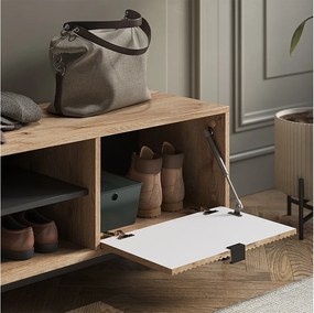 Ławka na buty viking oak 100x40x45 eliza