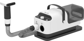 PawHut Suszarka-dmuchawa 5-w-1 600W Suszarka dla zwierząt z regulowaną prędkością powietrza i temperaturą 37,6x17,5x18,5 cm Biały | Aosom PL
