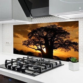 Dekor Szklany do Kuchni Stary Dąb W Polu