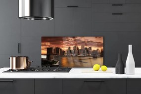 Panel Szklany Panorama Mostu Brooklińskiego