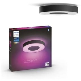 Philips-LED RGB Ściemniany plafon Hue LED/52,5W/230V śr. 425 mm czarny