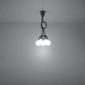 Szara lampa wisząca ø 25 cm Rene – Nice Lamps