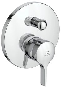 Podtynkowa bateria wannowa w kolorze srebra z połyskiem Melange – Ideal Standard
