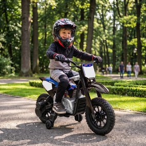 AIYAPLAY Elektryczny motocykl dla dzieci HONDA CRF 450R 12 V Motocross z silnikiem 35 W, akumulatorem litowo-jonowym, tylnym zawieszeniem, 12-calowymi kołami | Aosom PL