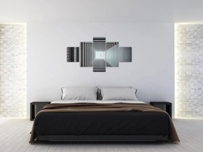Obraz - Widok z wnętrza budynku (125x70 cm)