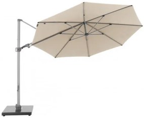 KNIRPS 340 cm - duży luksusowy parasol ogrodowy z drążkiem bocznym : Kolor parasola - Naturalny