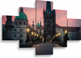 Obraz  - Na Moście Karola (125x70 cm)