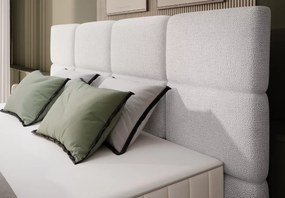 Celine - wysokie łóżko kontynentalne na nóżkach z materacem pocket + minipocket