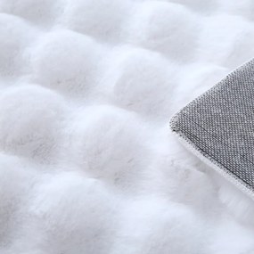 Dywan pluszowy 3D Ambiance biały 200 cm x 290 cm