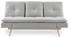 Trzyosobowa sofa ASB-4720 SIL2, jasnoszara