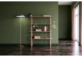 Ciemnozielona lampa stojąca LED ze ściemniaczem i metalowym kloszem (wysokość 151 cm) Asteria Floor – UMAGE