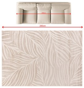 Dywan Velora beige 200x290 cm