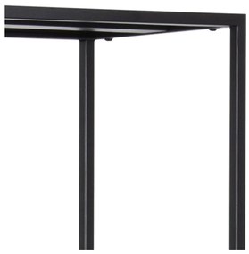 Czarny metalowy regał 70x185 cm Newcastle – Actona