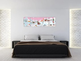 Obraz - Magiczna zima (170x50 cm)