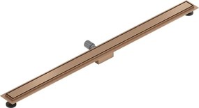 Mexen Flat M13 odpływ liniowy 2w1 120 cm, miedź szczotkowana - 1C10120