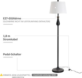 Zestaw 3 eleganckich lamp Aosom 1 podłogowa i 2 stołowe Design i funkcjonalność do każdego wnętrza | Aosom PL