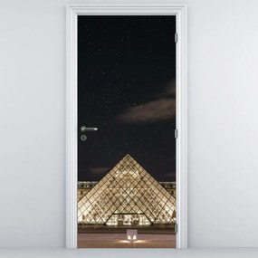 Fototapeta na drzwi - Luwr nocą (95x205cm)