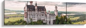 Obraz - Zamek na skałach (170x50 cm)