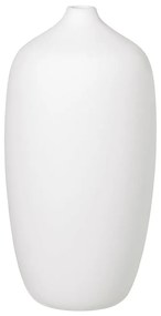 Biały ceramiczny wazon Blomus, wys. 25 cm