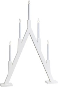 Biała dekoracja świetlna ze świątecznym motywem Bjurfors – Markslöjd