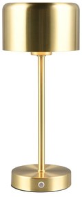 Lampa stołowa LED w kolorze złota ze ściemniaczem (wys. 30 cm) Jeff – Trio