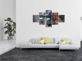 Obraz - Surrealistyczny krajobraz (125x70 cm)