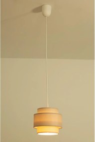 Brilagi - Lampa wisząca na przewodzie RESNA 1xE27/60W/230V o średnicy 20 cm beżowa