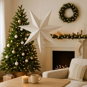 Dekoracja na okno, gwiazda z papieru, 45 cm